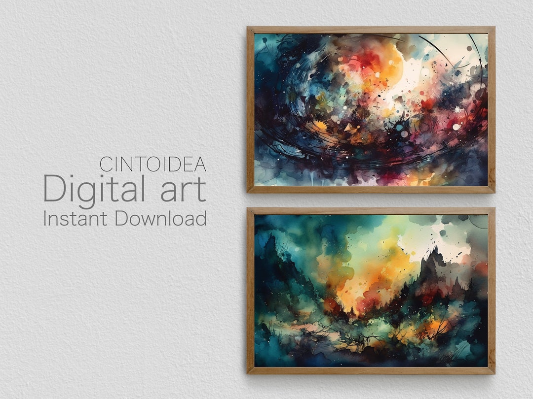 Premium Instant Download Digital Art and Poster Abstract - Etsy
