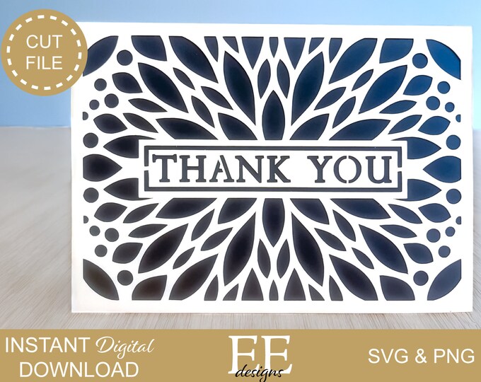 Cricut Joy Bee Pop up Thank You Card Template SVG File Instant Etsy