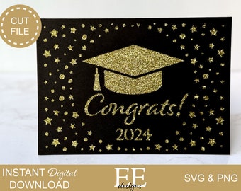 SVG: DIY Graduation Card Digital Design | Cricut Cut File | Paper Cut | Cricut Silhouette | Svg Png
