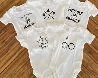 Harry Potter Baby Onesie Cotton Bodysuit