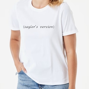 Taylor&#39;s Version T Shirt Black White