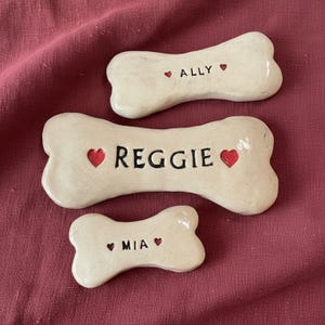 Custom Pet Memorial Garden Stone Personalized Dog Memorial Dog Bone Pet Headstone Pet Loss Gift Pet Loss Stone Engraved Grave Marker Dogbone