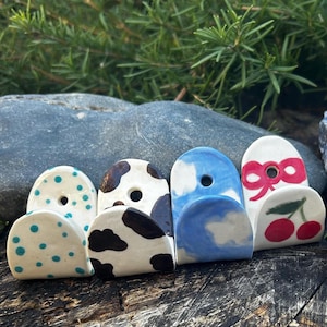 Cute Wall Hook Unique Funky Wall Hook Unique Coat Hook Ceramic Hooks Handmade Housewarming Gift for Friend