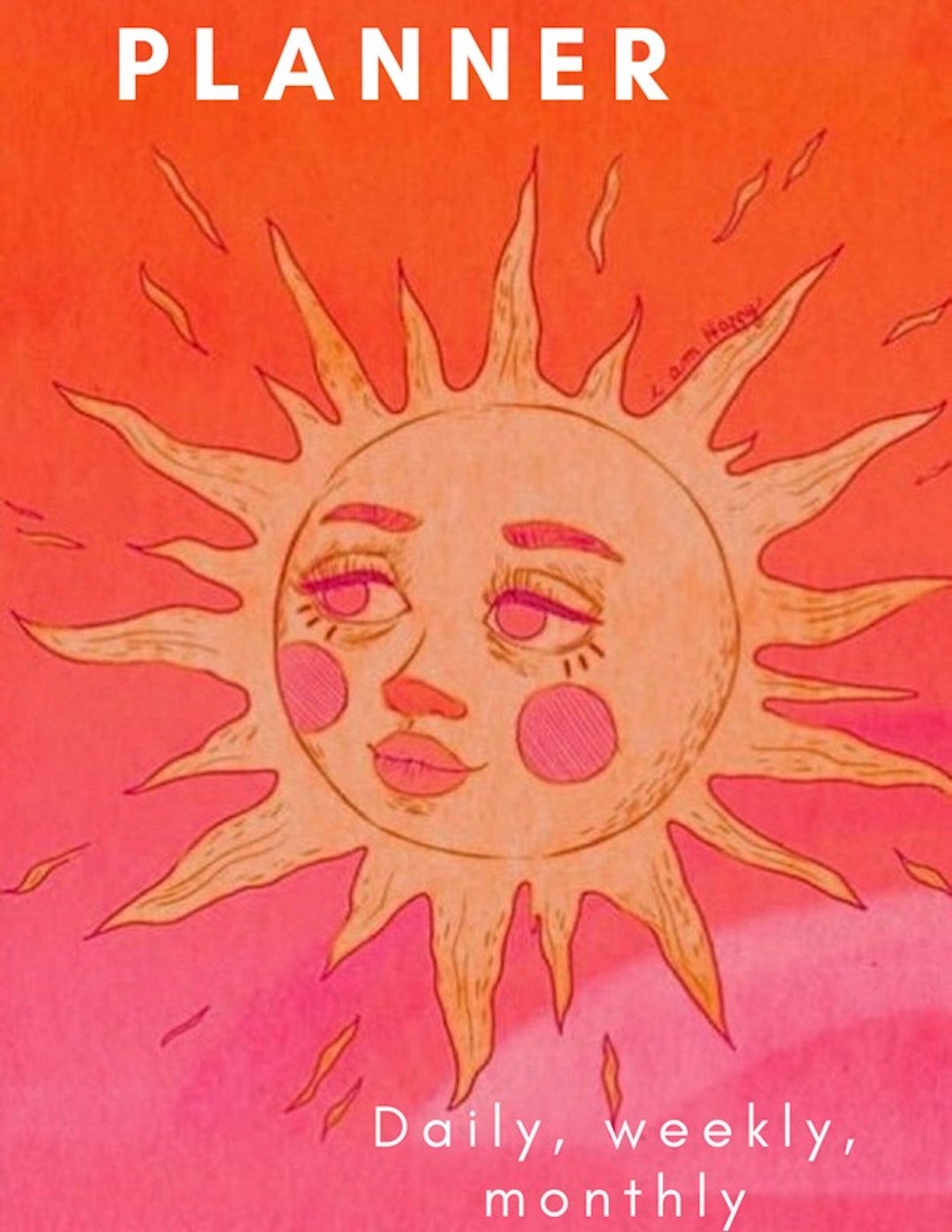 Customizable Undated Digital Planner Etsy