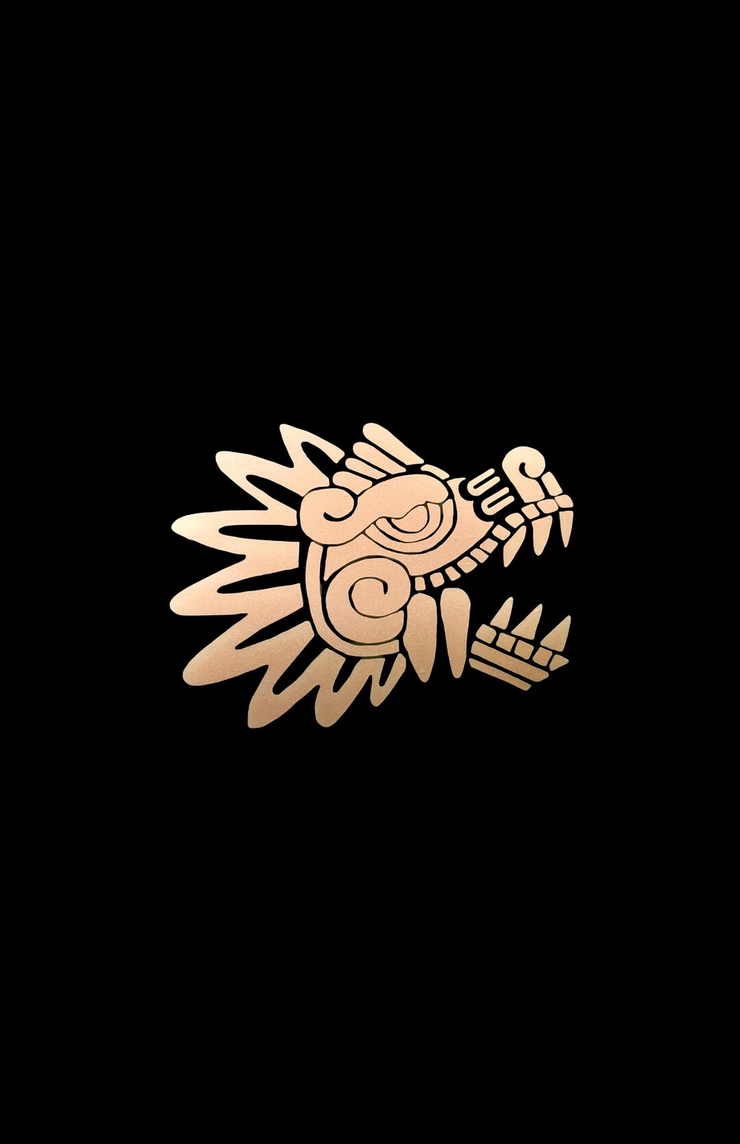 Aztec Quetzalcoatl Head Vinyl Decal: Laptop, Car, Guitar - Etsy