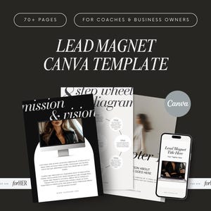 Lead Magnet Canva Ebook Template for Coaching Course Creator Editable Workbook Template Course Ebook Design Course Guide Canva Template