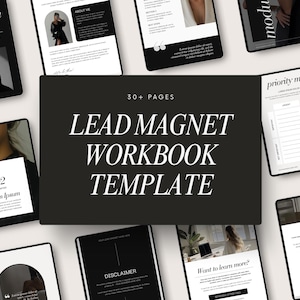 Editable Workbook Template Course Creator Lead Magnet Template Coaching Ebook Design Course Ebook Template Canva Workbook Coaching Template