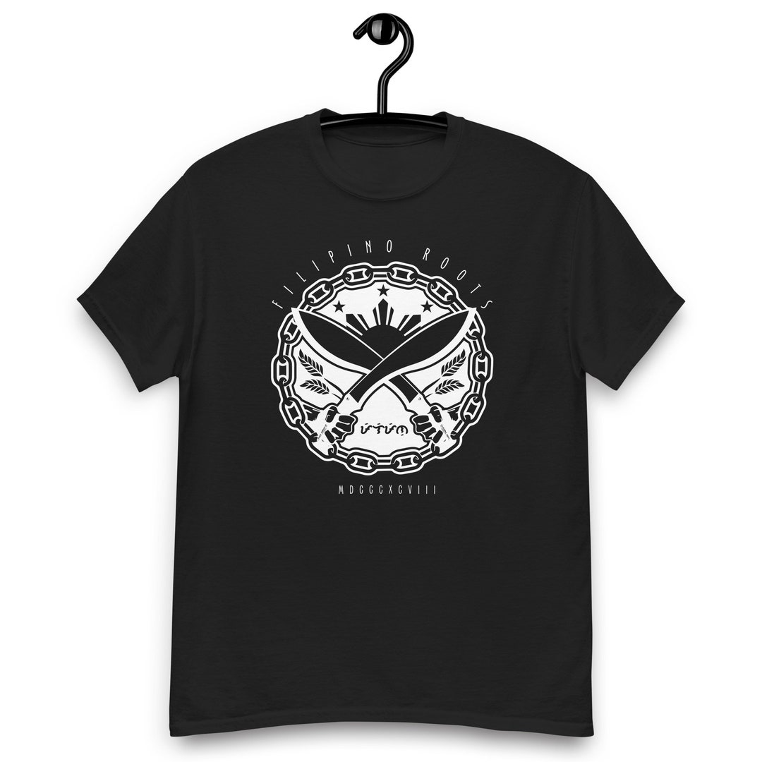 Filipino Roots Pinoy Shirt - Baybayin Bolo Knife Chain Pinoy Pinay ...