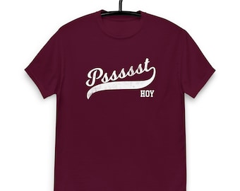 Funny Filipino T-Shirt - Psst Hoy Distressed Script Tail Tee Funny Filipino T-Shirt - Psst Hoy Distressed Script Tail Tee