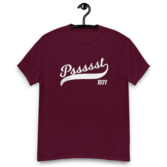 Funny Filipino T-Shirt - Psst Hoy Distressed Script Tail Tee Funny Filipino T-Shirt - Psst Hoy Distressed Script Tail Tee