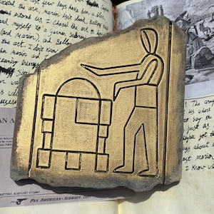 Indiana Jones-inspirerad R2-D2 C-3PO Hieroglyffragment Prop Jägarna på den förlorade skatten