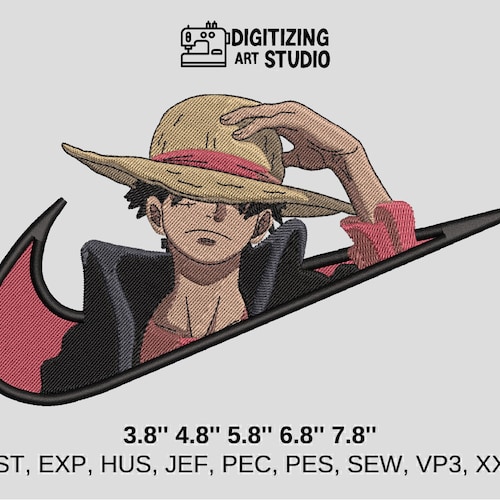 Premium Anime Embroidery Design Anime Inspired Machine Etsy