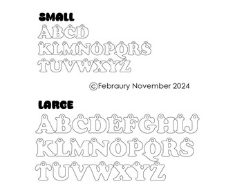 Bubble Letter Charms, Alphabet Initial Pendants, Jewelry SVG, Laser Cut Jewelry Files PDF