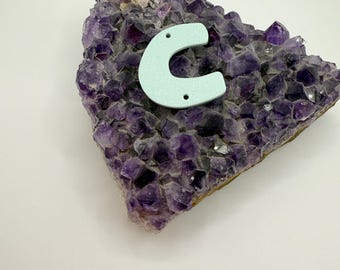 2-Hole Connectors, Organic Abstract Earring Pieces, Jewelry Making Supplies Unique Findings
