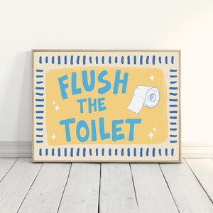Splish Splash Havin A Bath Rubber Duck Bathroom Wall Art Print Set of 6 ...
