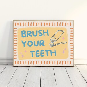 Bathroom Wall Art Set of 6 Printable Posters Fun Rubber Duck Wash Your ...