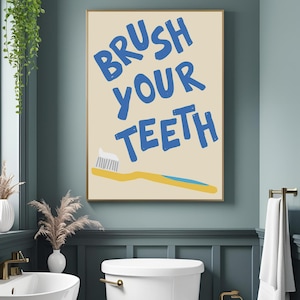 Splish Splash Havin A Bath Rubber Duck Bathroom Wall Art Print Set of 6 ...