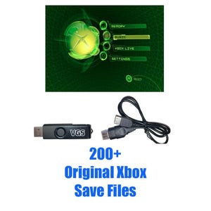 200 + Original Xbox Saves Memory Card USB
