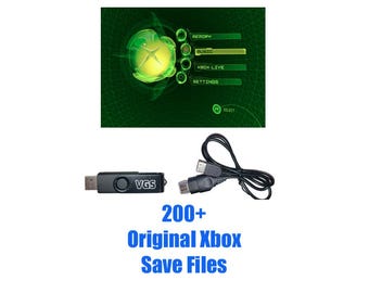 200 + Original Xbox Saves Memory Card USB