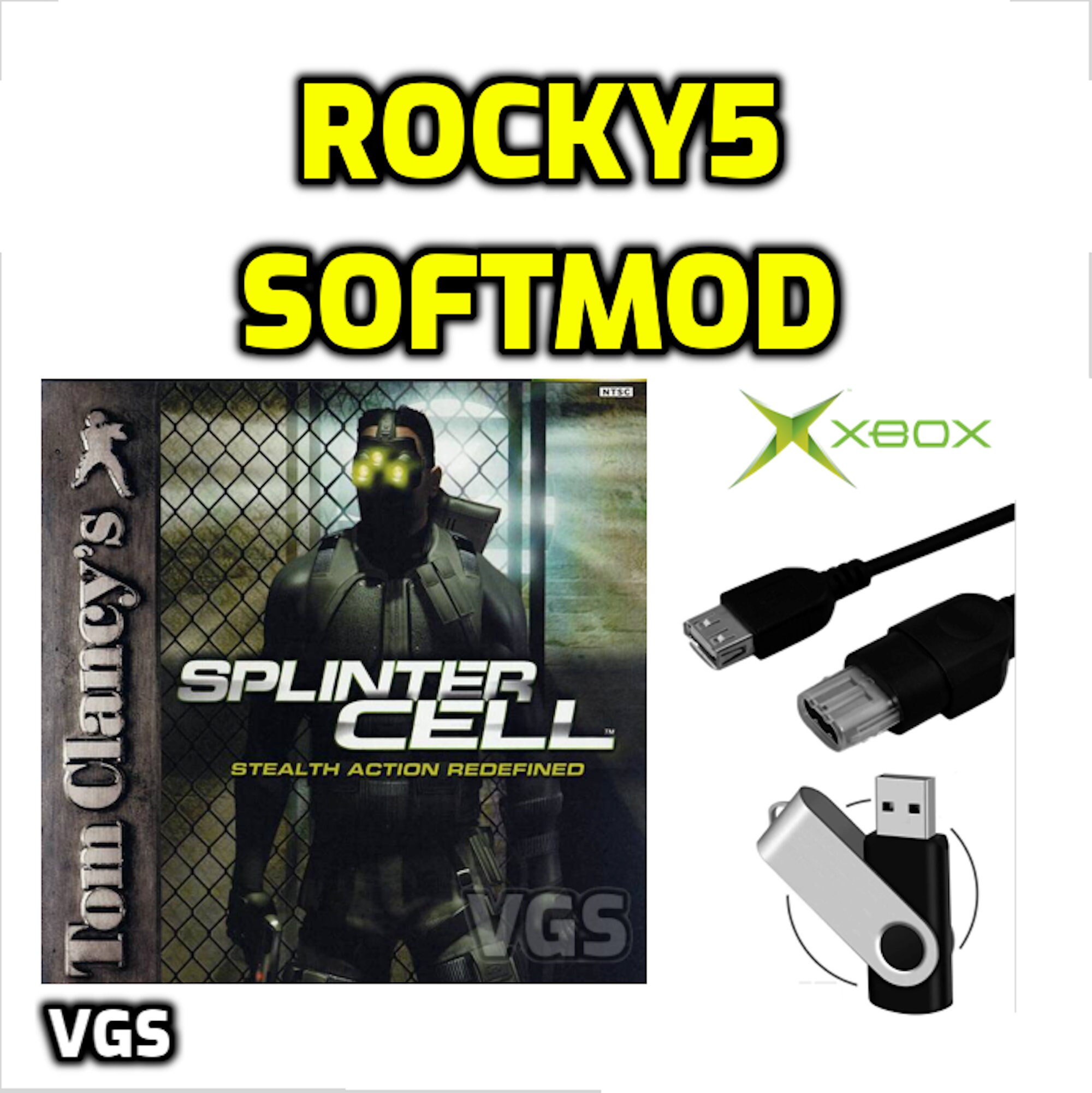 Tom Clancy's Splinter Cell Coleção (4 Dvd) Patch Ps2