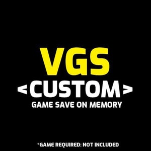 Tarjeta de memoria personalizada Guardar archivo - Xbox / PlayStation / PS2 Videogamestart (VGS)