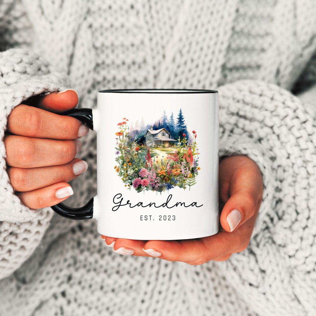 New Grandma Mug Grandma Announcement Gifts for New Grandma Etsy