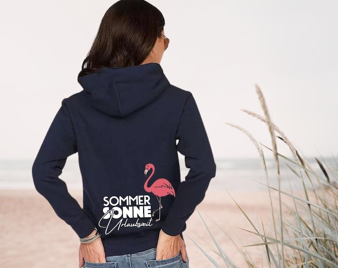 Women's hoodie/ holiday ready/ with back print/ hoodie for women/ hoodie with print "summer sun"/ gift for women