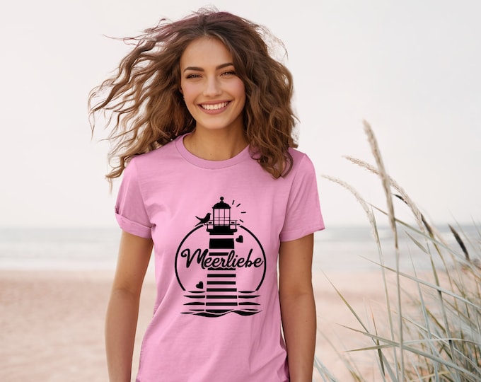 T-shirt women/ summer shirt/ maritime T-shirt/ gift for her/ summer T-shirt/ women's short sleeve top/ women's shirt/ summery top