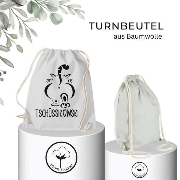 Turnbeutel aus Baumwolle mit Kordelzug! Stylischer Begleiter für Damen - zum Shoppen für den Alltag