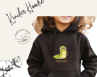 Kinder Hoodie ,, Rauptier'',  Hoodie für Kinder, Kapuzenpullover für Kinder, Geschenk fürs Kind