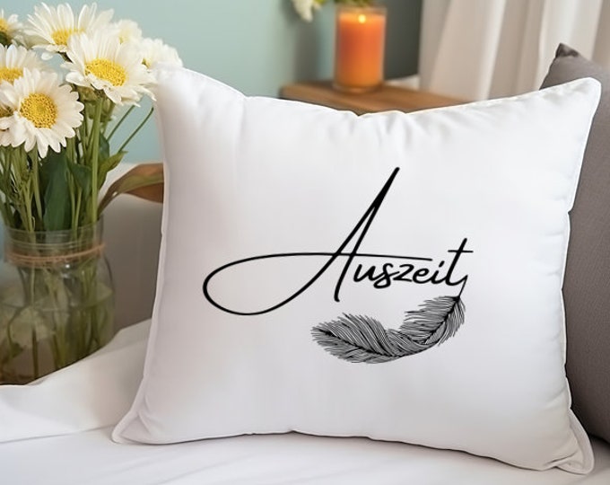 Pillowcases / Time out / 40x40 / Vintage- sublimated / Pillow with motif / in various colors / Pillowcase