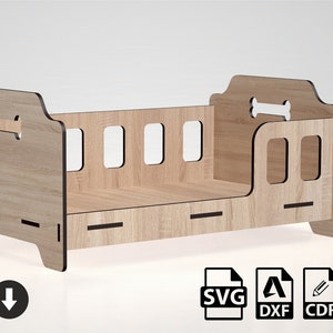 Dog bed, Laser Cut Pet Bed, Laser cut files, Pet bed, DXF, CDR, Vector Templates, Animals project, Laser Project