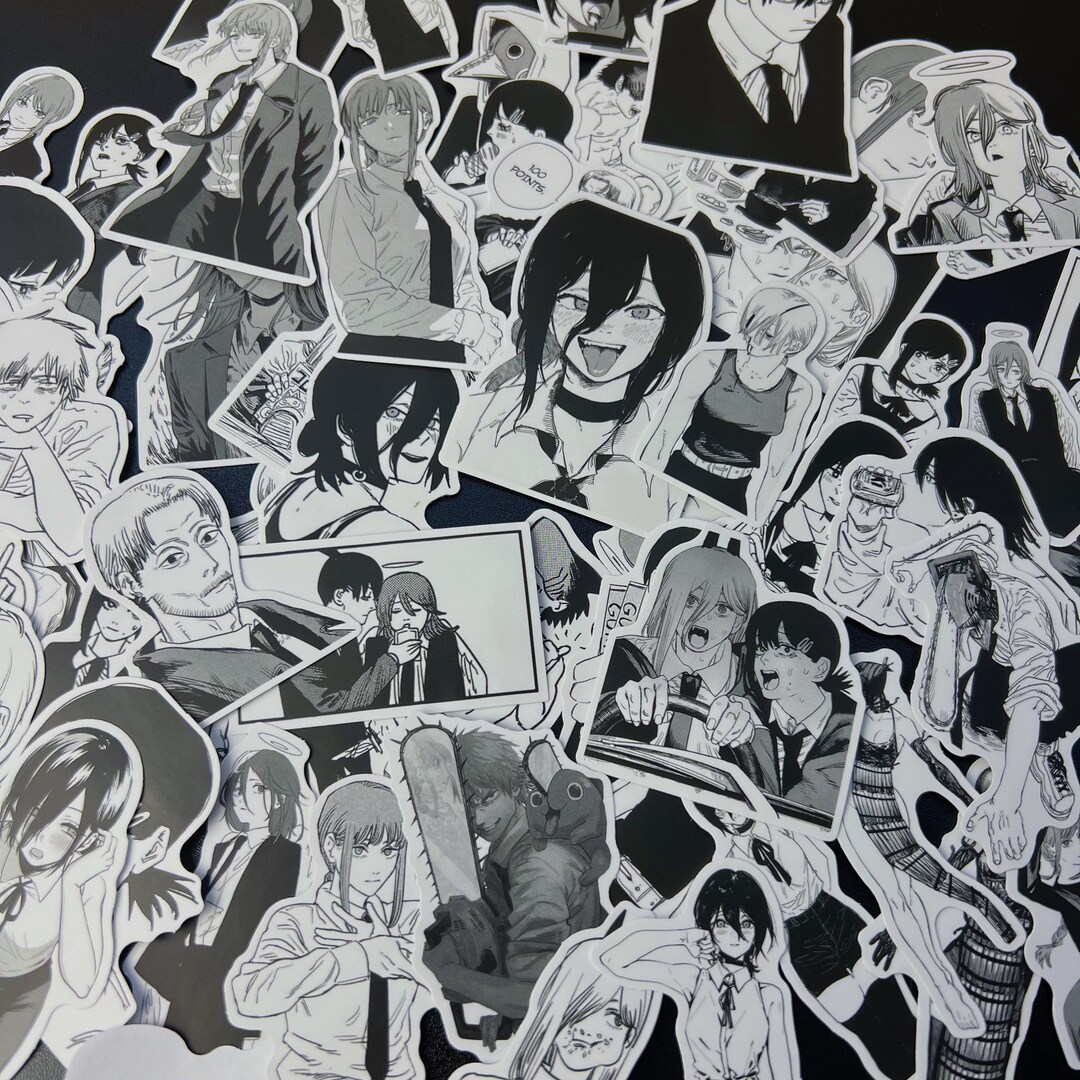 Anime Manga Stickers, 100 Assorted Popular Anime Manga Stickers, Waterproof Vinyl Stickers