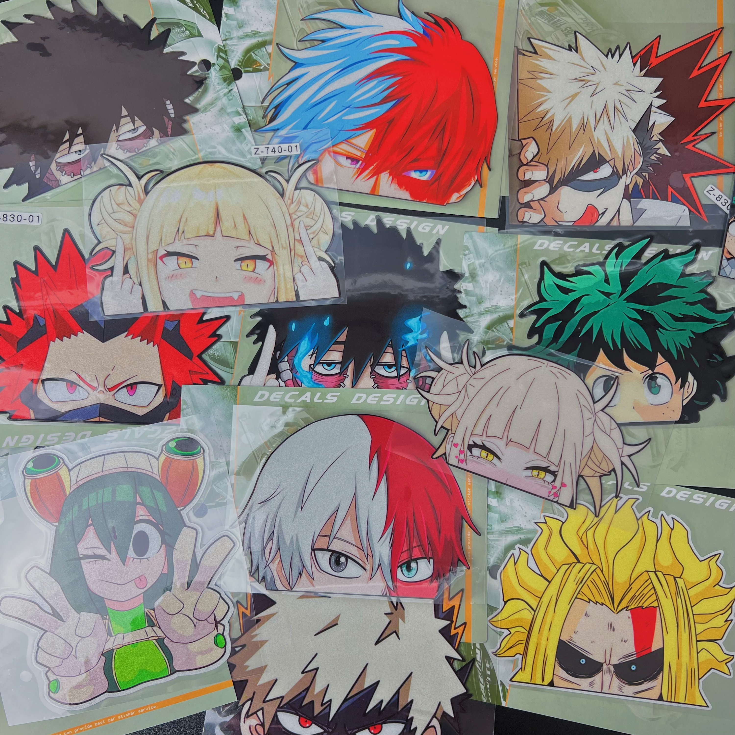 Kid Deku My Hero Academia Sticker Decal All Might Froppy Anime Meme