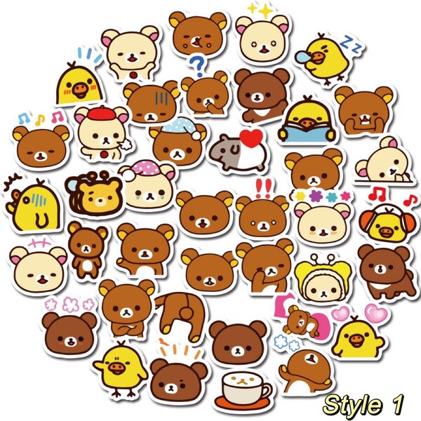 Rilakkuma Stickers Etsy