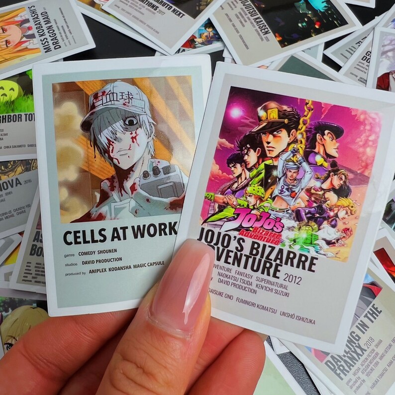 Anime Poster Stickers 51100 Anime Movie Poster Waterproof Etsy