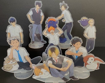 Anime Acrylic stand, volleyball anime standee, Anime standee, cute anime double-sided acrylic stands