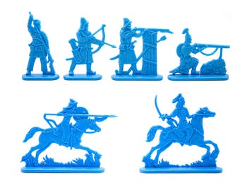 Orbulak - 1643. LAD. Flat Plastic Miniature Set.