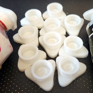 10 EZ-Open Paint Caps Grumbacher/Daniel Smith - 14ml / 37ml / 40ml / 90ml - 3D Printed Replacement Paint Lids.