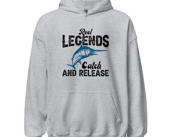 Reel Legends Catch and Release unisex Hoodie