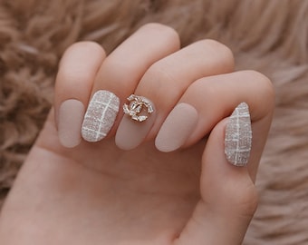 chanel cc nail charms