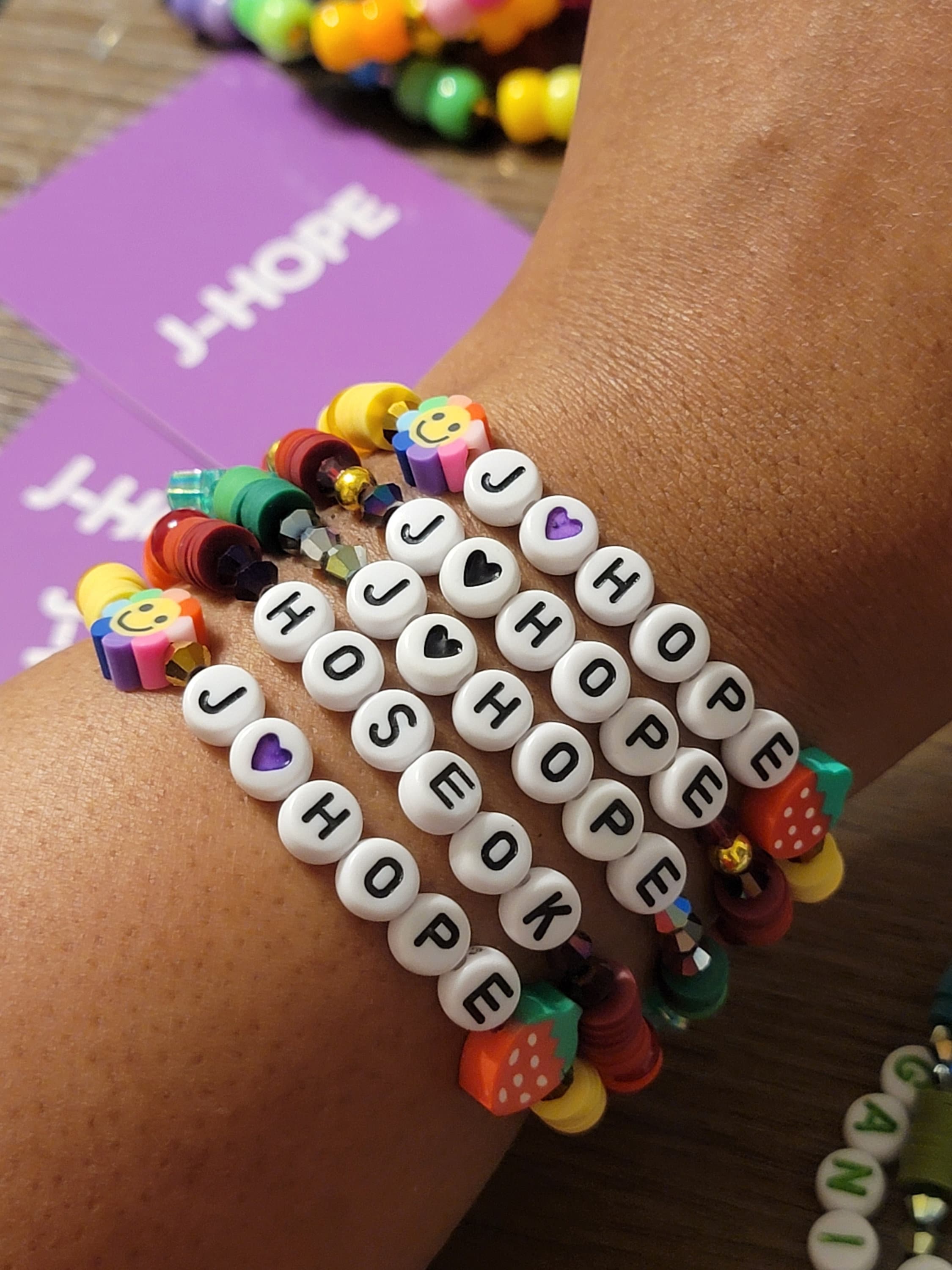 BTS Member-inspired Bracelets - Hobi, Hoseok, J-hope BTS Member-inspired Bracelets - Hobi, Hoseok, J-hope