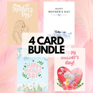 Digital Mother&#39;s Day Card | Print at Home | Digital Download | Printable Card | Printable Greeting Card