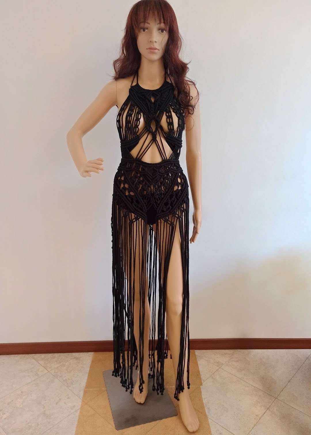 chinese dress ladies Khloe Tie Front Fringe Maxi Dress  VICI
