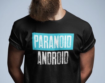 Android paranoico, Radiohead TShirt, Radiohead Fan, OK Computer, Rock Band Tshirt, regalo musicale, maglietta musicale per lui, maglietta musicale per lei