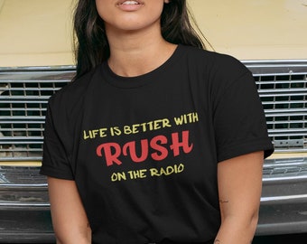 Rush Tshirt, Rush Band Tshirt, Prog Rock Tshirt, Music Lover Tshirt, Rock Band Tshirt, Music Lover Gift, Vintage Music Tshirt, Radio Tshirt