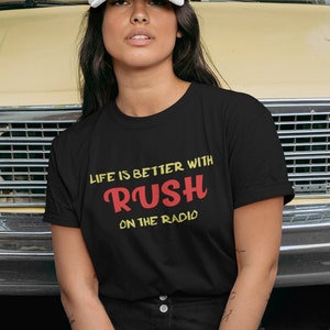 Rush Tshirt, Rush Band Tshirt, Prog Rock Tshirt, Music Lover Tshirt, Rock Band Tshirt, Music Lover Gift, Vintage Music Tshirt, Radio Tshirt