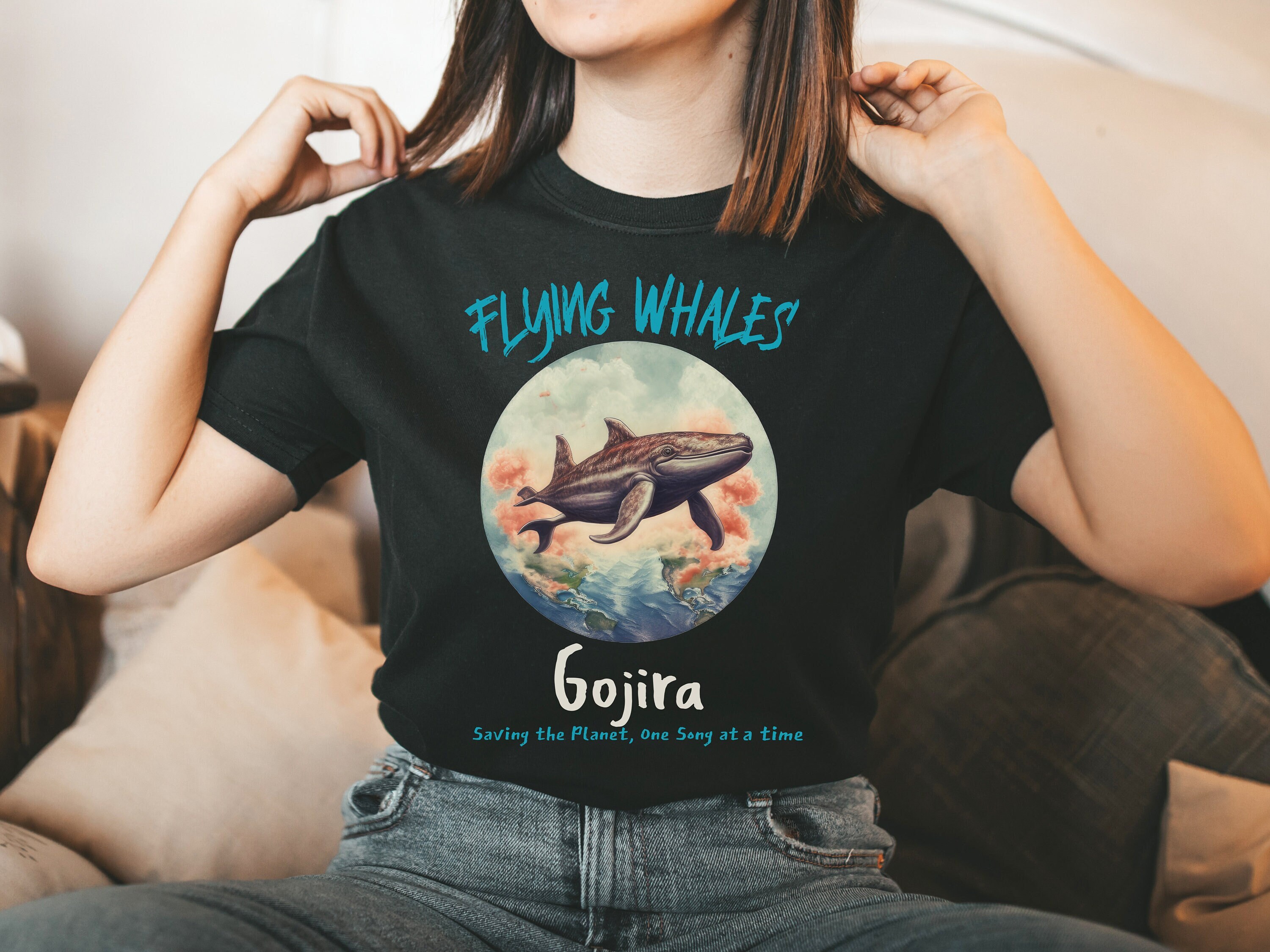 Gojira Flying Whales T-shirt, Gojira Tshirt, Metal Band Tshirt, Heavy Metal  Shirt, Music Tshirt, Gojira Band Tshirt, Earth Day Gift, Gojira - Etsy