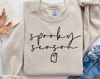 Spooky Season, Spooky Crewneck, Cute Crewneck, Spooky season sweater, crewneck, sweater gift, halloween sweater, fall sweater