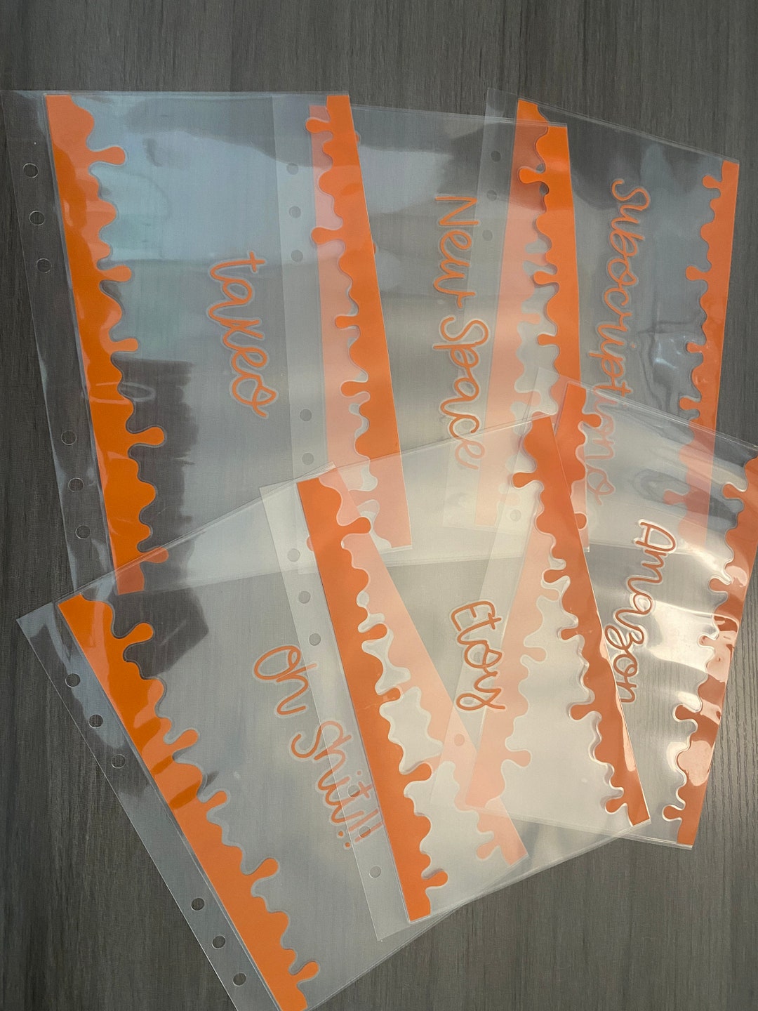 A5 Cash Envelopes Clear Cash Envelopes Cash Envelope Handmade Envelopes